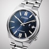 Thumbnail Image 4 of Citizen Automatic Tsuyosa Blue Dial & Stainless Steel Watch