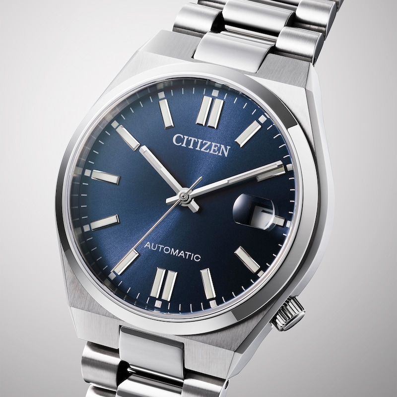 Main Image 4 of Citizen Automatic Tsuyosa Blue Dial & Stainless Steel Watch