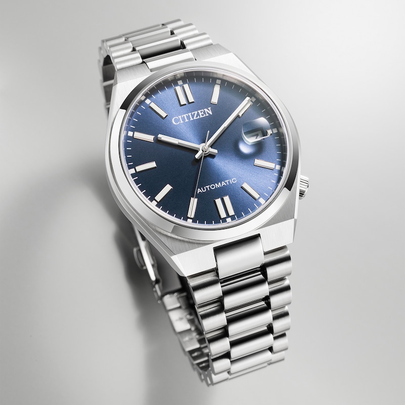 Main Image 5 of Citizen Automatic Tsuyosa Blue Dial & Stainless Steel Watch