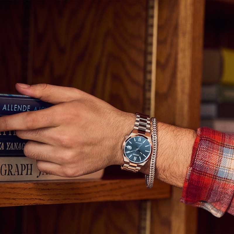 Main Image 7 of Citizen Automatic Tsuyosa Blue Dial & Stainless Steel Watch