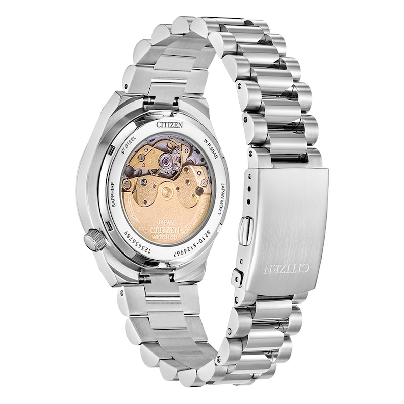 Main Image 3 of Citizen Automatic Tsuyosa Purple Dial & Stainless Steel Watch