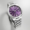 Thumbnail Image 5 of Citizen Automatic Tsuyosa Purple Dial & Stainless Steel Watch