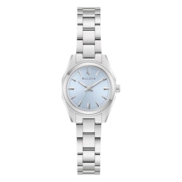 Bulova Surveyor Women's Light Blue Dial Stainless Steel Bracelet Watch