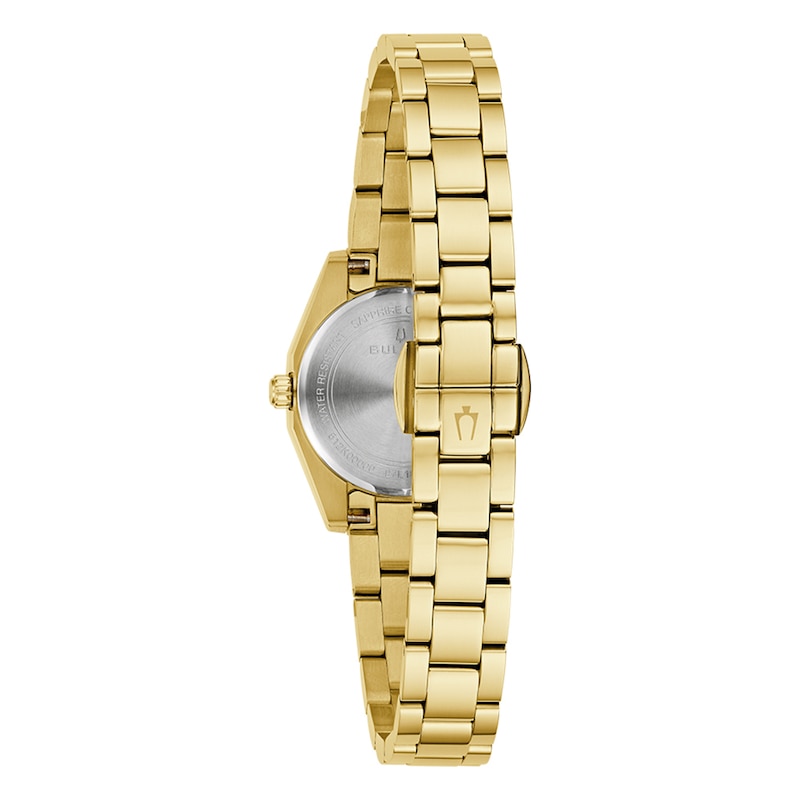 Main Image 3 of Bulova Surveyor Women's Pink Dial Gold-Tone Stainless Steel Bracelet Watch