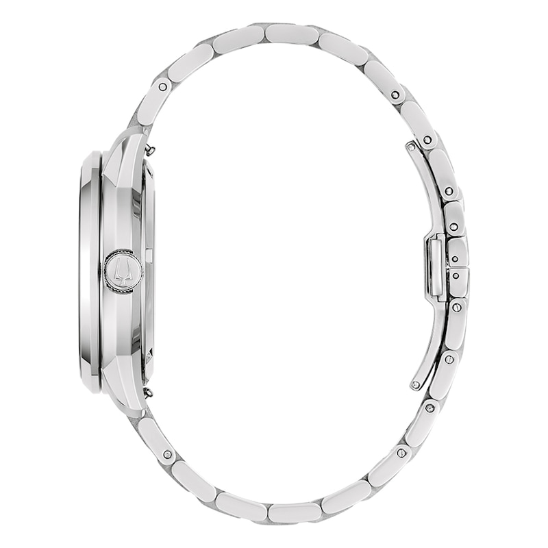 Main Image 2 of Bulova Sutton Automatic Men's Green Skeleton Dial Stainless Steel Bracelet Watch