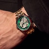 Thumbnail Image 5 of Bulova Sutton Automatic Men's Green Skeleton Dial Stainless Steel Bracelet Watch