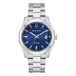 Bulova Surveyor Automatic Men's Blue Dial Stainless Steel Bracelet Watch