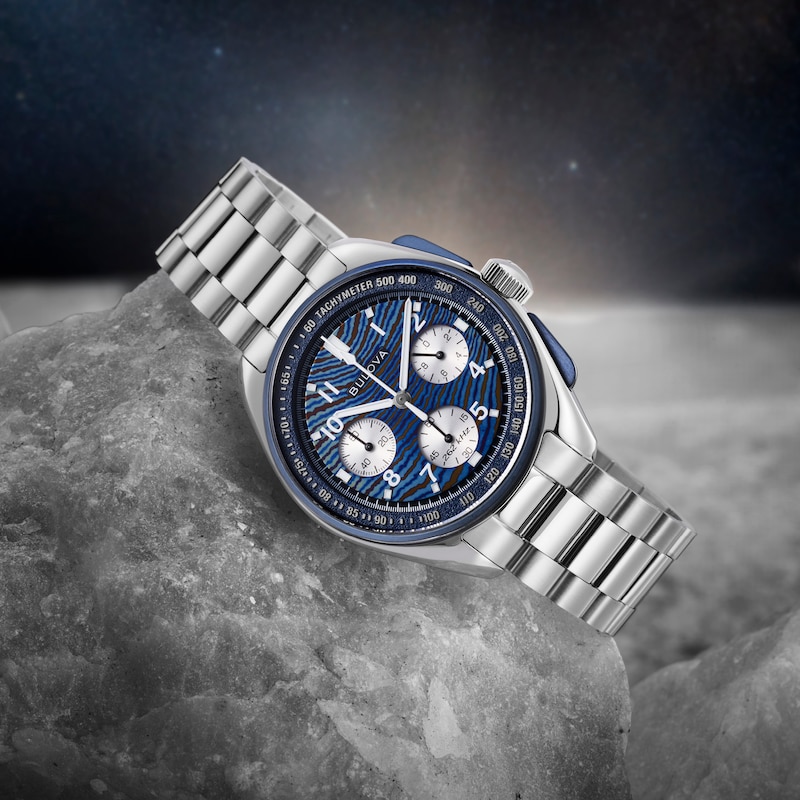 Main Image 7 of Bulova 150th Anniversary Limited Edition Lunar Pilot Chronograph Men's Stainless Steel Bracelet Watch