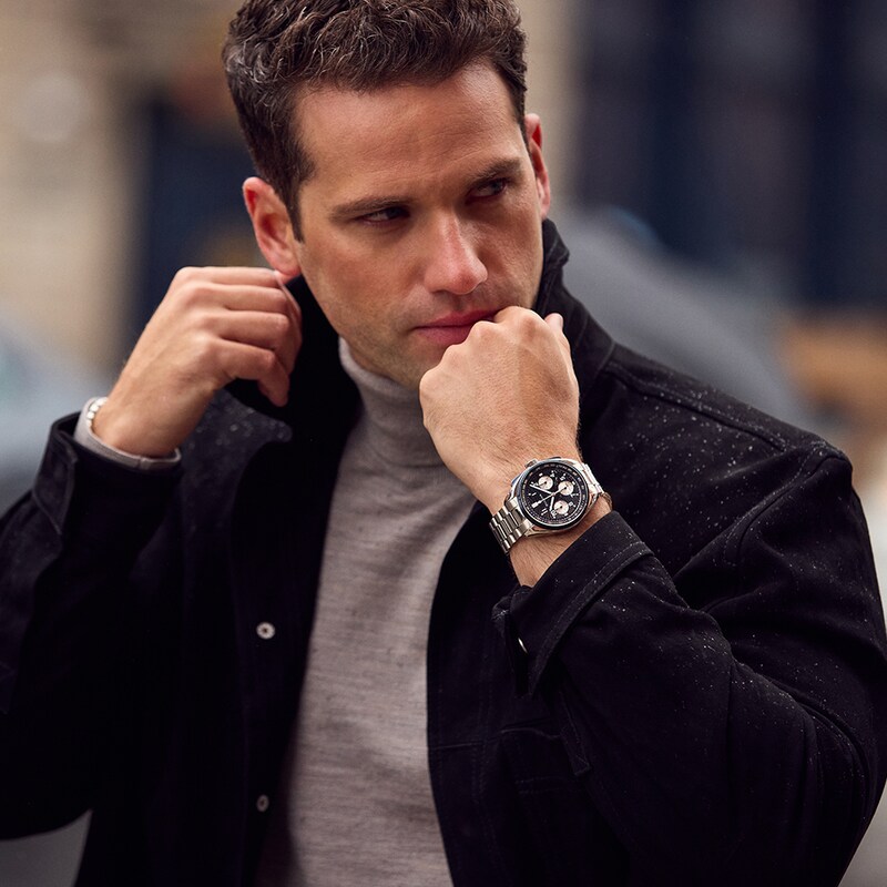 Main Image 10 of Bulova 150th Anniversary Limited Edition Lunar Pilot Chronograph Men's Stainless Steel Bracelet Watch