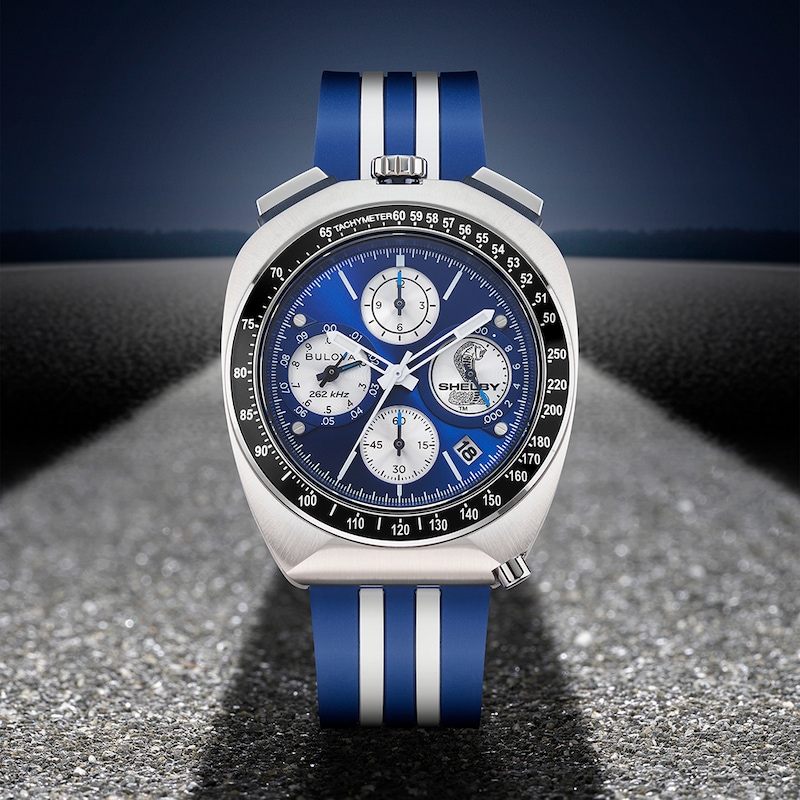 Main Image 7 of Bulova 150th Anniversary SHELBY® Racer Chronograph Limited Edition Men's Strap Watch