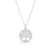 Thumbnail Image 1 of Sterling Silver Cubic Zirconia Tree Of Life Pendant