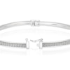 Thumbnail Image 3 of Sterling Silver Glitter Bangle