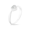 Thumbnail Image 2 of Sterling Silver Cubic Zirconia Heart Ring