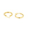 Thumbnail Image 2 of Sterling Silver Yellow Gold Plated 20mm Hoop Earrings