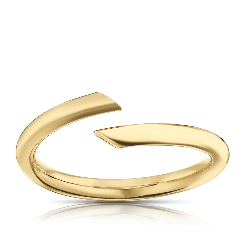 Main Image 1 of 9ct Yellow Gold Open Wrap Ring