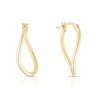 Thumbnail Image 1 of 9ct Yellow Gold Organic Shape Hoop Earrings