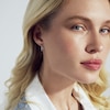 Thumbnail Image 2 of Sif Jakobs Capriana Pianura Sterling Silver Oval Hoop Earrings