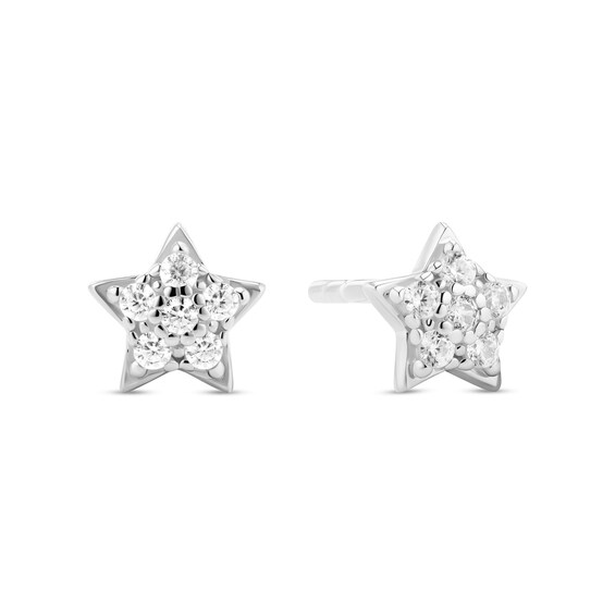 Sif Jakobs Astri Sterling Silver Cubic Zirconia Star Stud Ea