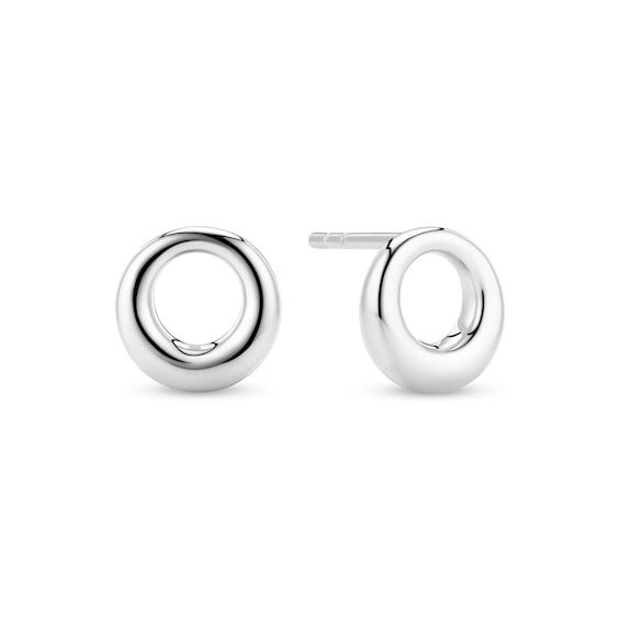 Sif Jakobs Selene Sterling Silver Chunky Halo Stud Earrings