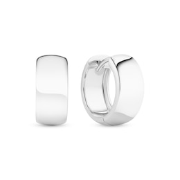 Sif Jakobs Largo Sterling Silver Chunky Hoop Earrings