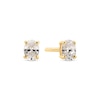 Thumbnail Image 1 of Sif Jakobs Ovale Sterling Silver Gold Plated Oval Cut Cubic Zirconia Stud Earrings