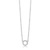 Thumbnail Image 1 of Sif Jakobs Biella Piccolo Sterling Silver Pavé Set Cubic Zirconia Circular Pendant Necklace