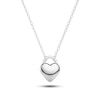 Thumbnail Image 1 of Sif Jakobs Julia Piccolo Sterling Silver Puff Heart Pendant Necklace