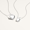 Thumbnail Image 3 of Sif Jakobs Julia Piccolo Sterling Silver Puff Heart Pendant Necklace