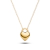 Thumbnail Image 1 of Sif Jakobs Julia Piccolo Sterling Silver Gold Plated Puff Heart Pendant Necklace