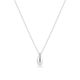 Sif Jakobs Gocciolina Piccolo Sterling Silver Chunky Droplet Pendant Necklace