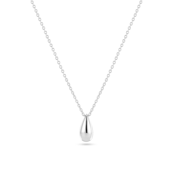 Sif Jakobs Gocciolina Piccolo Sterling Silver Chunky Droplet Pendant Necklace