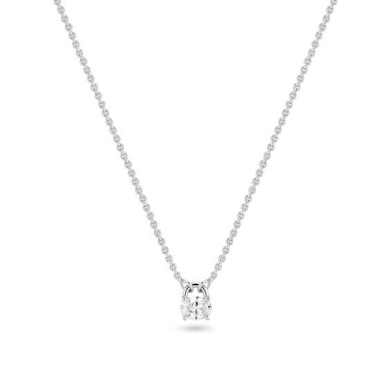 Sif Jakobs Ovale Sterling Silver Cable Chain Oval Cut Cubic 