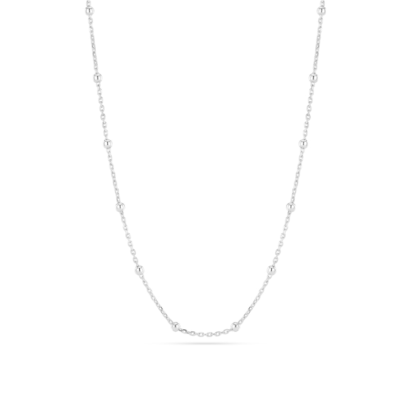 Main Image 1 of Sif Jakobs Sfere Sterling Silver Beaded Station Chain Necklace