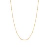 Thumbnail Image 1 of Sif Jakobs Sfere Sterling Silver Gold Plated Beaded Station Chain Necklace