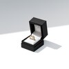 Thumbnail Image 6 of Sif Jakobs Goccia Sterling Silver Yellow Gold Plated Cubic Zirconia Open Ring (Size N)