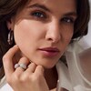 Thumbnail Image 2 of Sif Jakobs Goccia Sterling Silver Cubic Zirconia Open Ring (Size O-P)
