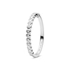 Thumbnail Image 2 of Sif Jakobs Sarzana Sterling Silver Bezel Set Half Eternity Ring (Size L)