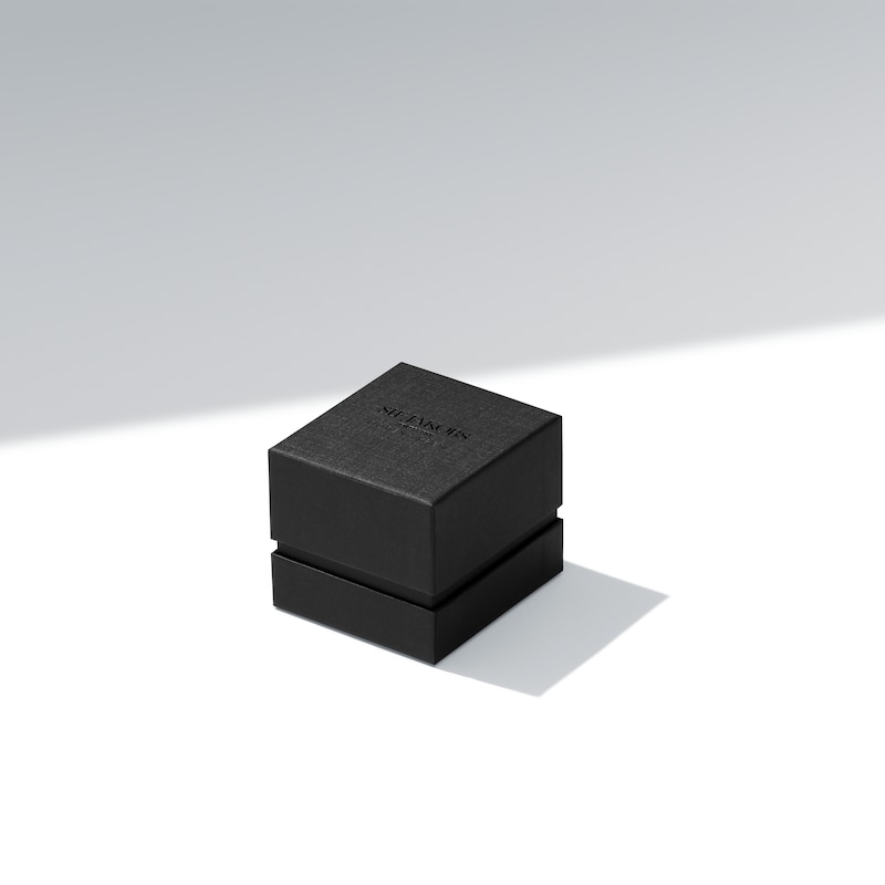 Main Image 5 of Sif Jakobs Ellera Waves Sterling Silver Yellow Gold Plated Cubic Zirconia Wave Ring (Size N)