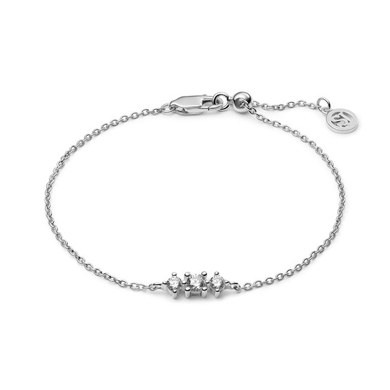 Sif Jakobs Lucente Tre Sterling Silver Triple Cubic Zirconia