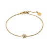 Thumbnail Image 1 of Sif Jakobs Astri Sterling Silver Yellow Gold Plated Cubic Zirconia Star Charm Bracelet