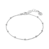 Thumbnail Image 1 of Sif Jakobs Sfere Sterling Silver Beaded Station Chain Bracelet