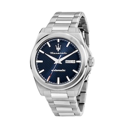 Maserati Velocita Men's Blue Dial Stainless Steel Bracelet Watch