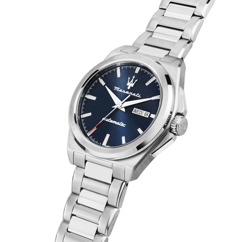 Main Image 4 of Maserati Velocita Men's Blue Dial Stainless Steel Bracelet Watch