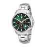 Thumbnail Image 1 of Maserati Successo Men's Green Chronograph Dial Stainless Steel Bracelet Watch
