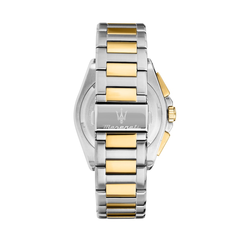 Main Image 3 of Maserati Velocita Men's Black Chronograph Dial Stainless Steel Two Tone Bracelet Watch