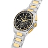 Thumbnail Image 4 of Maserati Velocita Men's Black Chronograph Dial Stainless Steel Two Tone Bracelet Watch