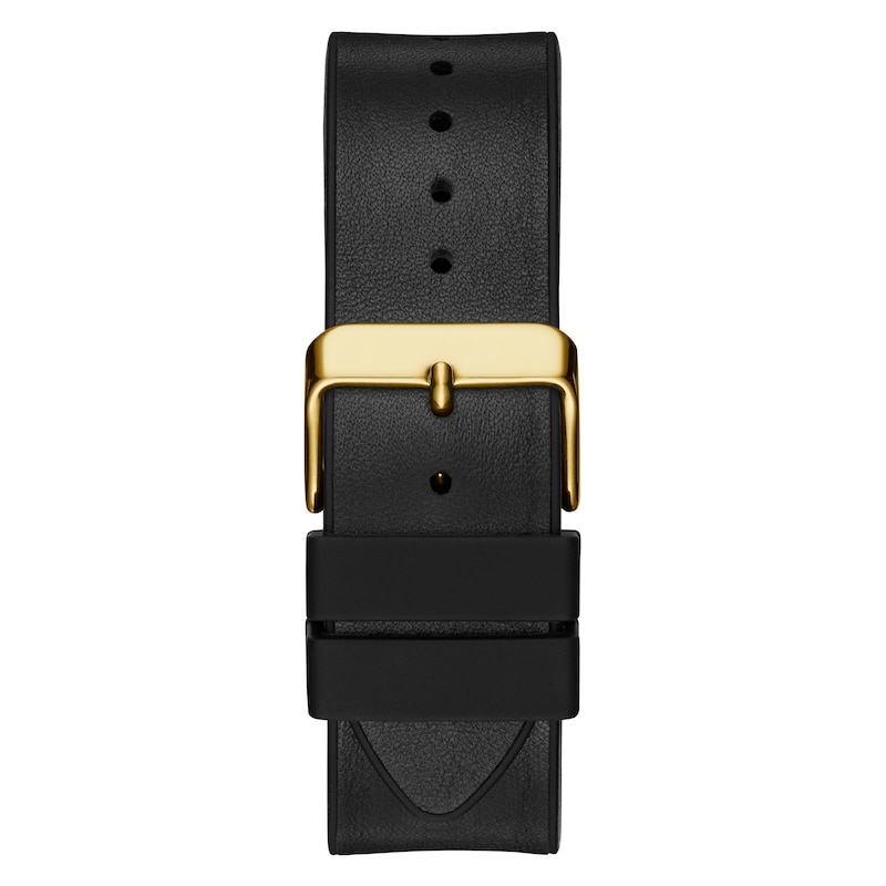 Main Image 3 of Guess Phoenix Men's Chrono Dial Black Silicone Strap Watch