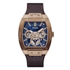 Thumbnail Image 0 of Guess Phoenix Men's Rectangle Chrono Dial Brown Silicone Strap Watch