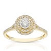 Thumbnail Image 1 of Engagement Ring 9ct Yellow Gold Solitaire 0.33ct Diamond Ring