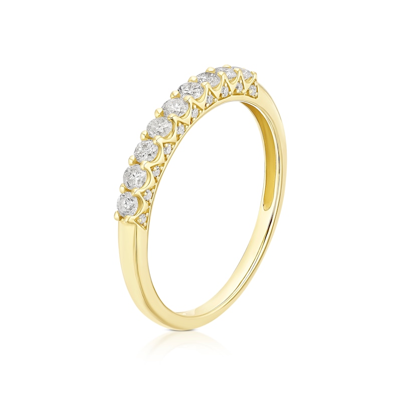 Main Image 2 of 9ct Yellow Gold 0.33ct Diamond Eternity Ring